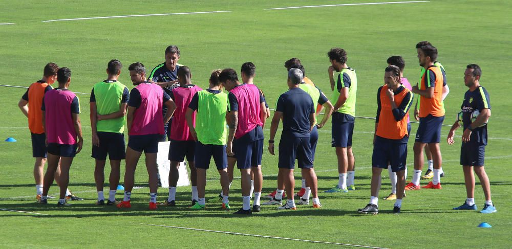 La plantilla blanquiazul vuelve al trabajo para preparar su próximo encuentro, ante el CD Leganés