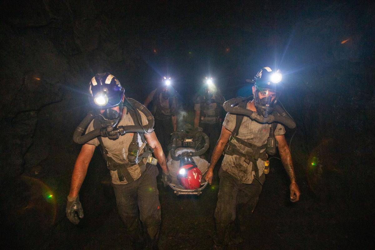 Un entrenamiento de la brigada en una imagen de archivo.