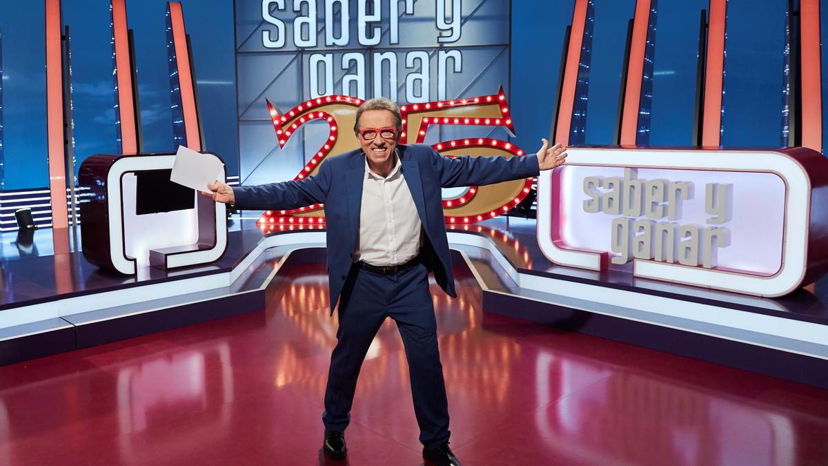 Jordi Hurtado, presentador del concurso de televisión Saber y ganar