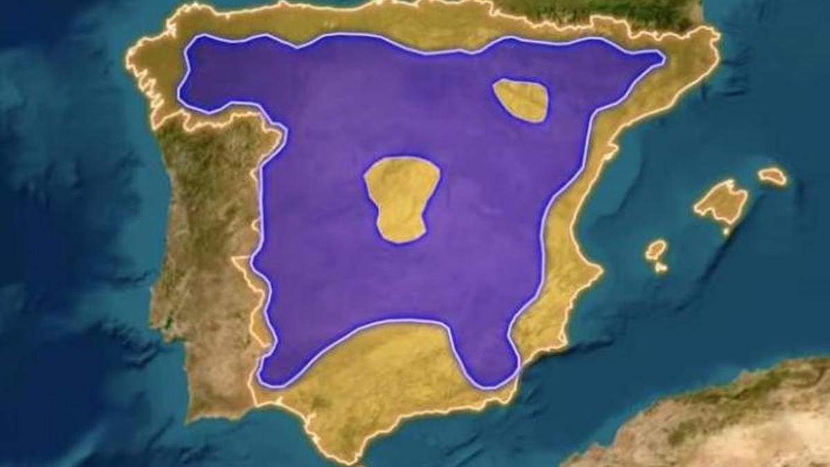 Mapa elaborado para explicar la teoría del donut