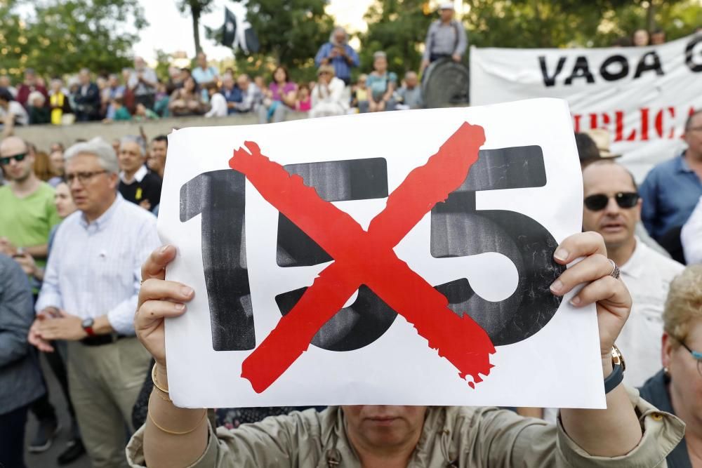 Manifestació a Girona