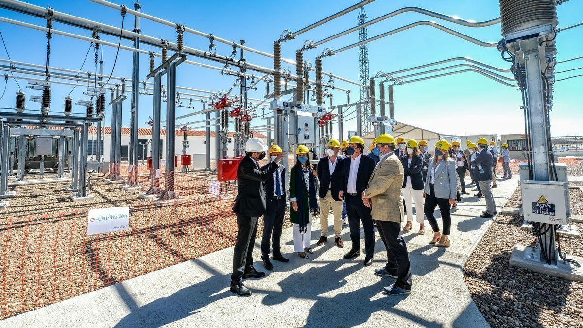 La subestación eléctrica Riocaya de Badajoz impulsa la plataforma logística