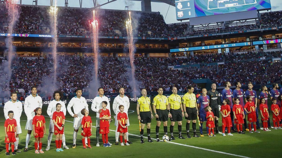 Imagen del anterior Real Madrid-Barcelona en Estados Unidos.