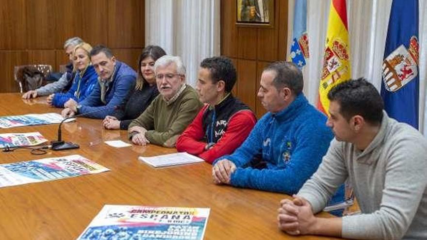 Los participantes en la presentación, en la Diputación.  // Iñaki Osorio