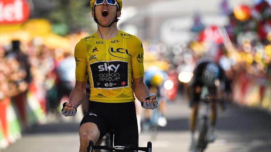 Geraint Thomas hace historia en el legendario Alpe d’Huez