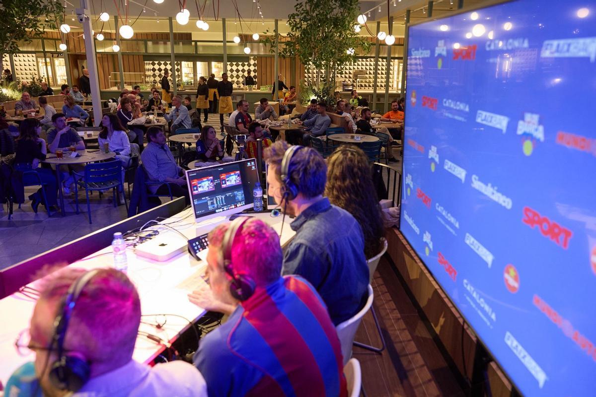 El Clásico con SPORT y el equipo de Va de Barça de Ràdio Flaixbac desde el Hotel Catalonia, en imágenes