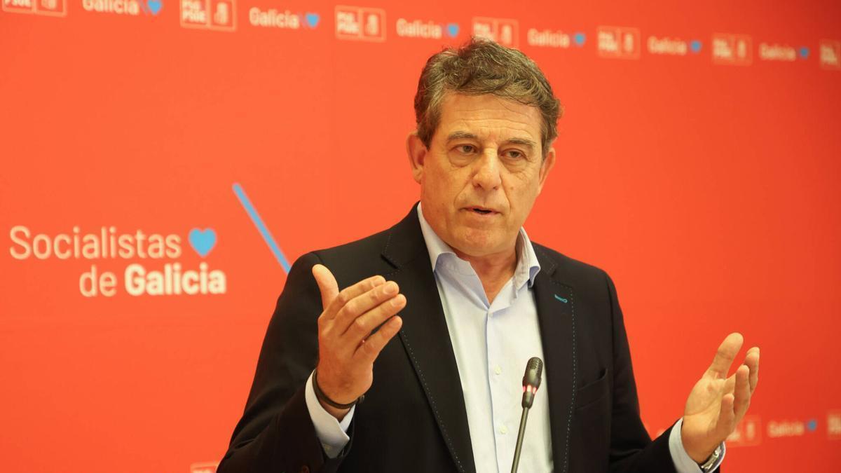 El secretario xeral del PSdeG-PSOE, José Ramón Gómez Besteiro