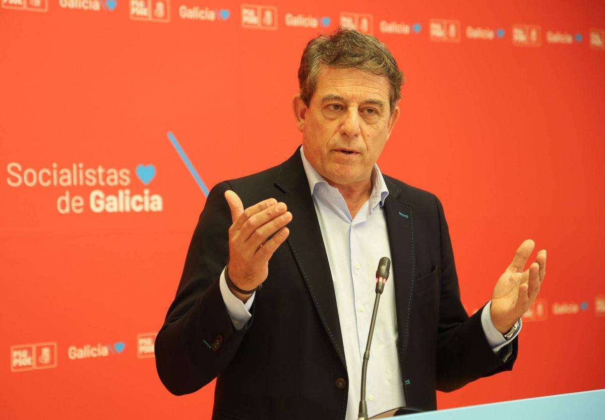 El secretario xeral del PSdeG-PSOE, José Ramón Gómez Besteiro.