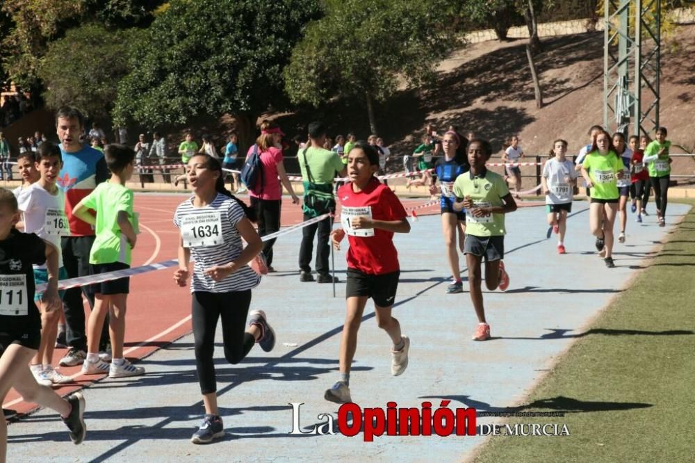 Final Cross Escolar de Lorca. Alevín femenino