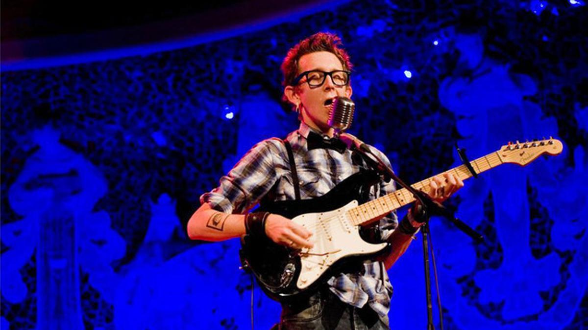 Micah P. Hinson, en una actuación en el Palau de la Música el  pasado año.