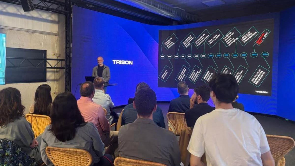 Visita de AJE a la empresa Trison.