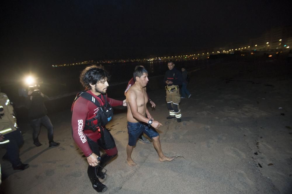 Así transcurrió la noche y amanecieron las playas