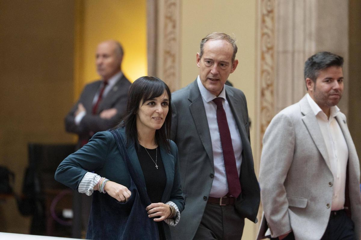 Barcelona 07/10/2025 Sesión de control en el Parlament de Catalunya con la intervención del president de la Generalitat, Salvador Illa En la foto, Silvia Orriols Fotografia de Ferran Nadeu