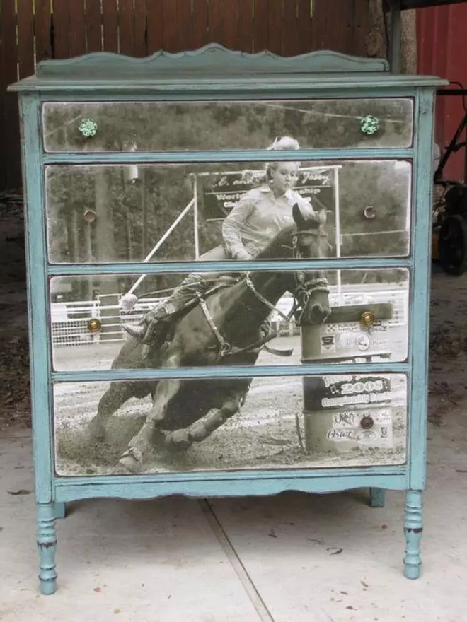 Ideas para poner fotos y textos en tus muebles