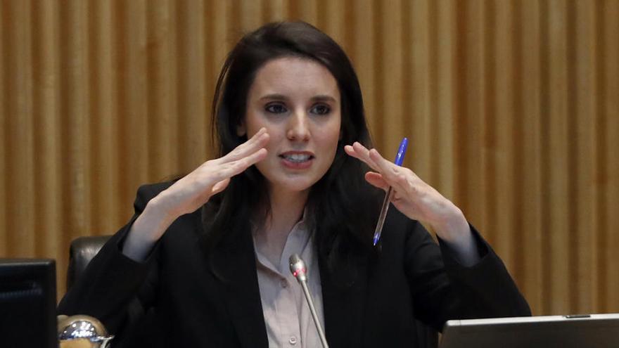 La ministra de Igualdad, Irene Montero.