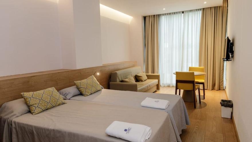 Imagen de una de las habitaciones de la hospedería de Son Espases. | HUSE