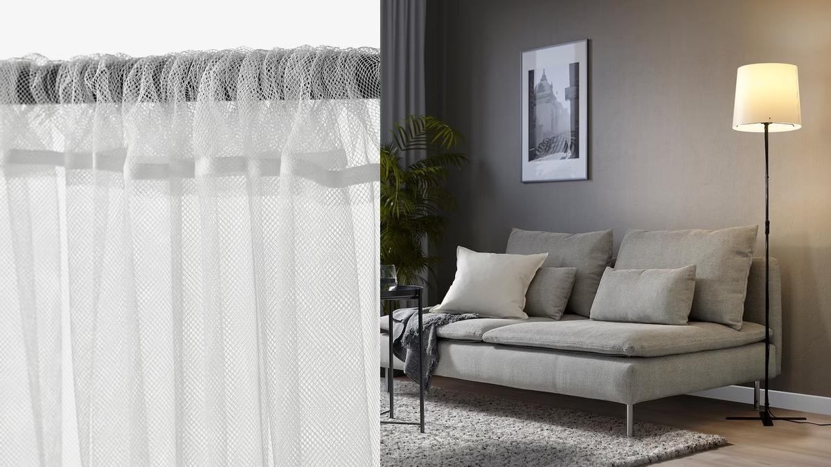 OFERTAS IKEA | Unas cortinas y una lámpara de pie para cambiar tu salón