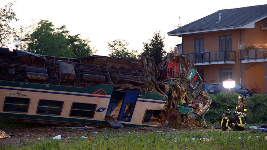 Accidente de tren en Italia