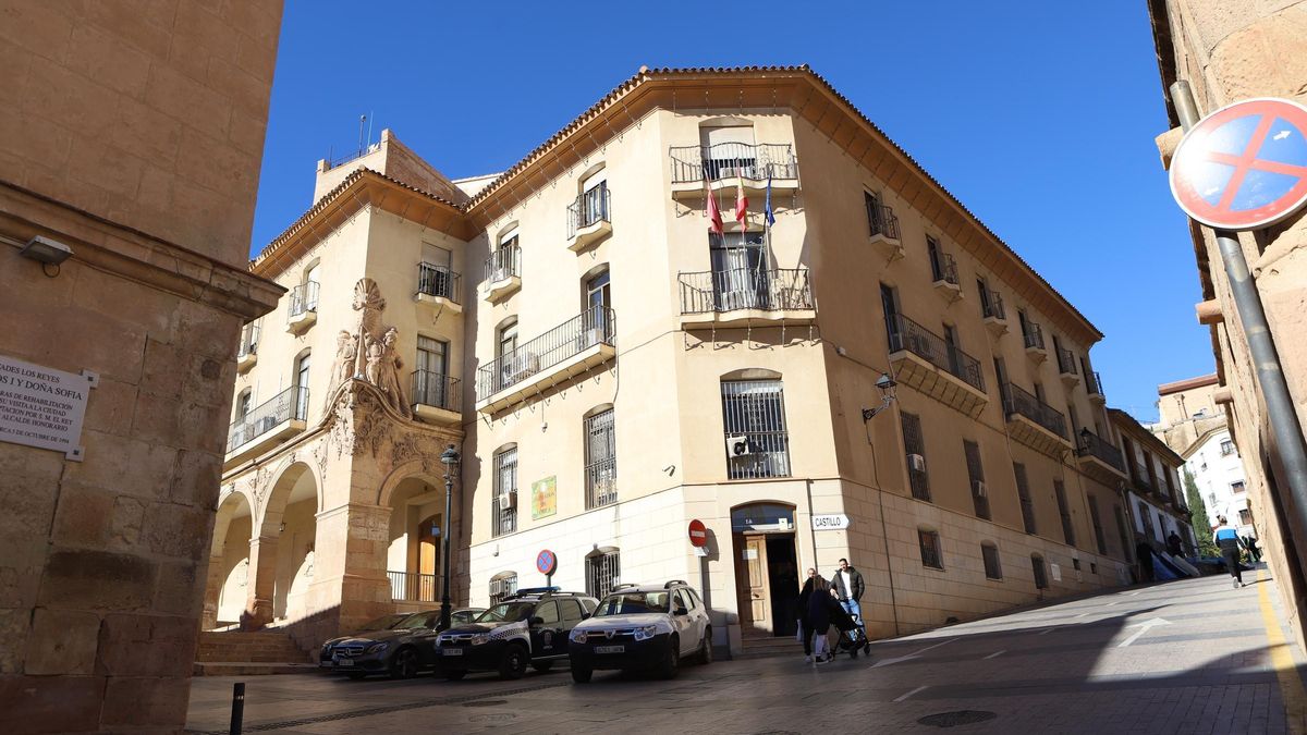 Vista general de los actuales juzgados junto al Ayuntamiento.