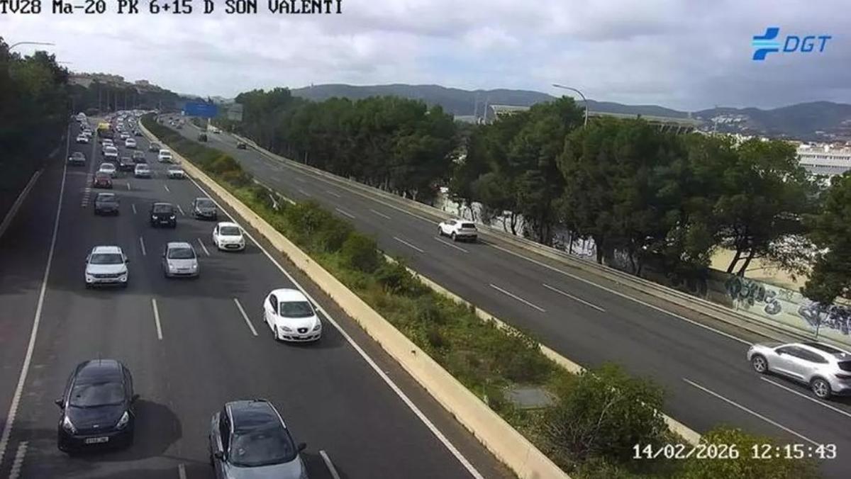 Infolge eines Unfalls mussten Verkehrsteilnehmer am Samstagvormittag (14.2.) auf der Vía de Cintura etwas mehr Geduld mitbringen.