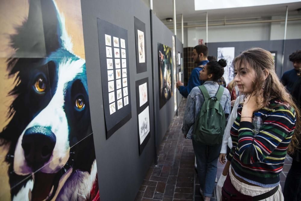 Exposición de ilustradores de la Escuela de Arte de Oviedo