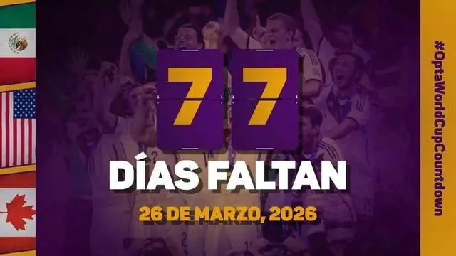 La cuenta atrás de Opta: 77 días para el Mundial