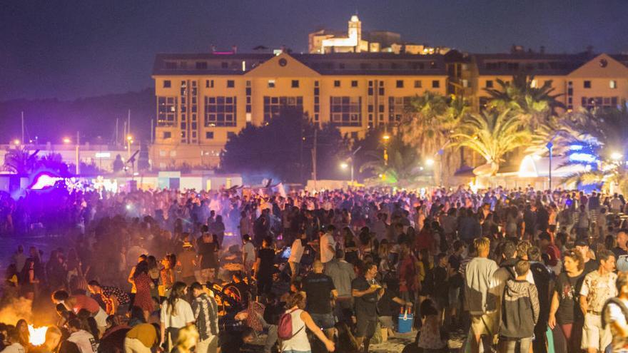El Ayuntamiento de Ibiza cerrará las tres playas del municipio la noche de San Juan