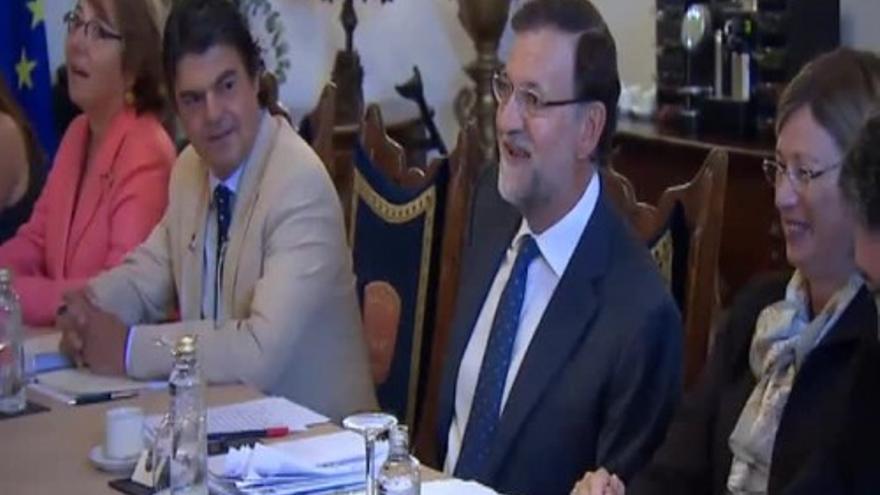Rajoy y Merkel se reúnen en Santiago