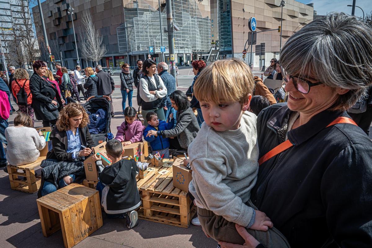 Fiesta de la arquitectura en la masía de Can Valent de Barcelona, tras su rehabilitación.