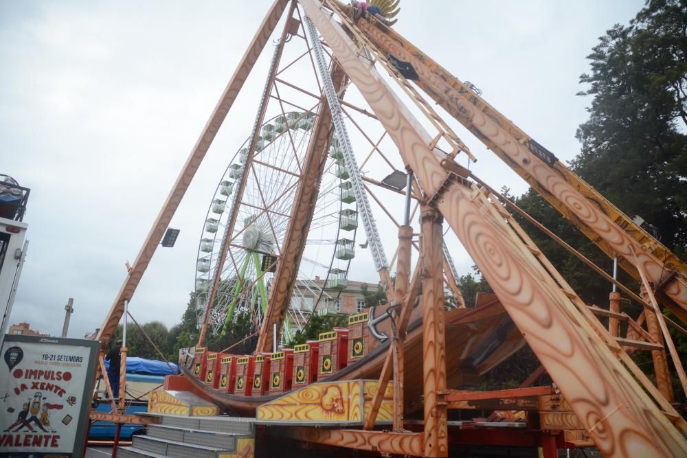 Las fiestas de la Peregrina 2019 despliegan sus atracciones