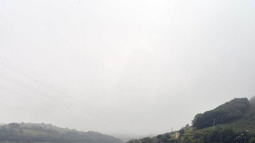 El embalse de los Alfilorios, en Morcín.