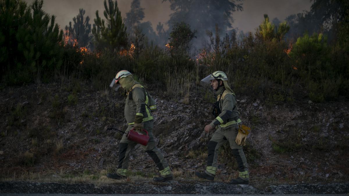 Incendio en Verín