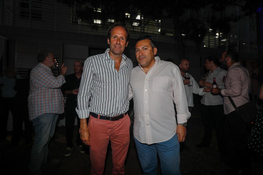 Joaquín Massanet, director de marketing del Palma Futsal, y Pepe Moreno, del Palma Futsal.