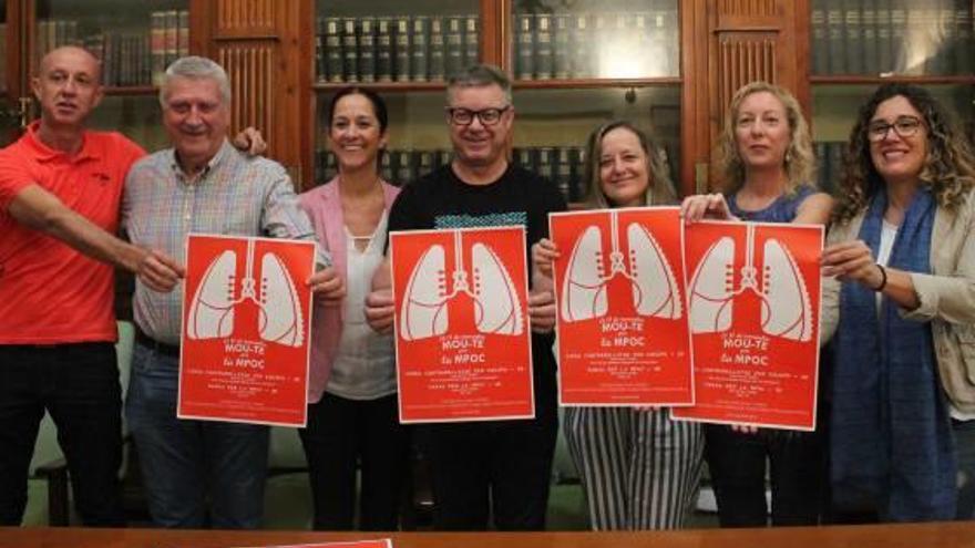 Presentación de la jornada deportiva solidaria en Sueca.