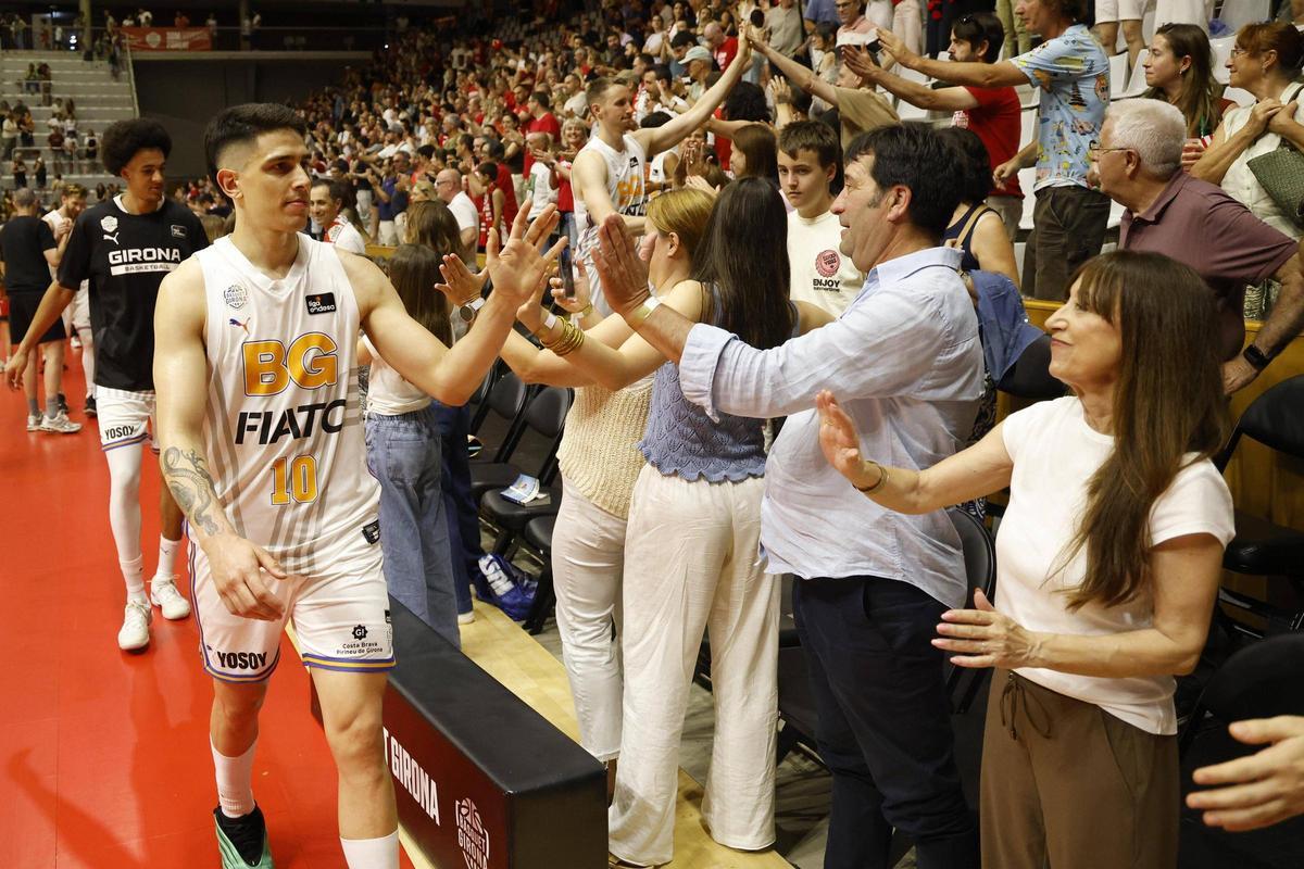 Les imatges del Bàsquet Girona - Joventut Badalona