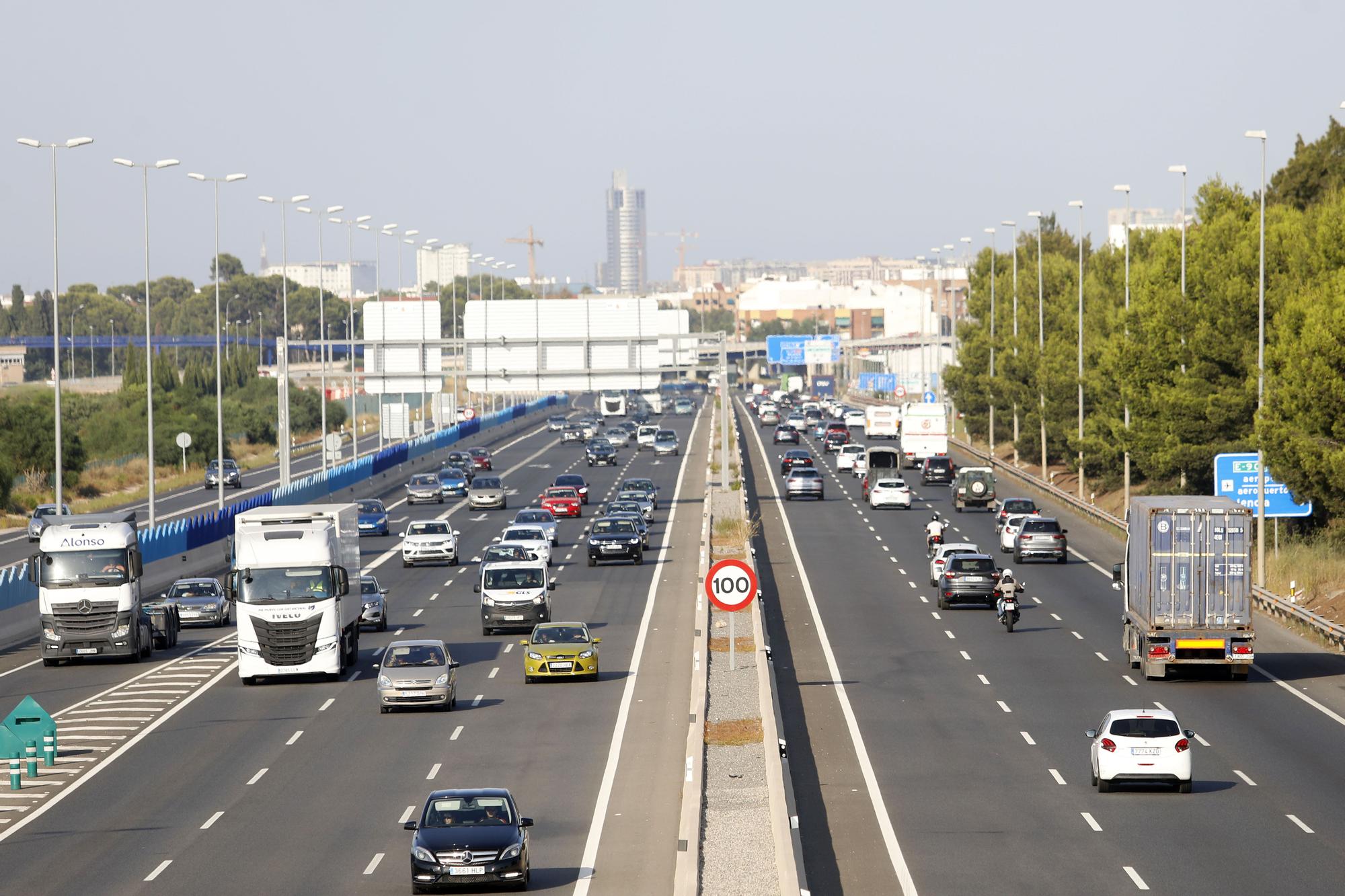 Retenciones en las carreteras valencianas en la Operación Salida de agosto