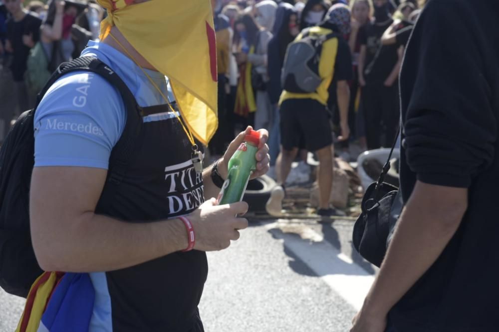 Primer dia de la vaga d'estudiants a Manresa