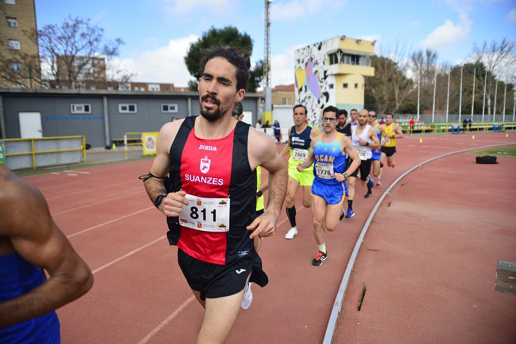 Pruebas de atletismo nacional en la pista de atletismo de Cartagena este domingo