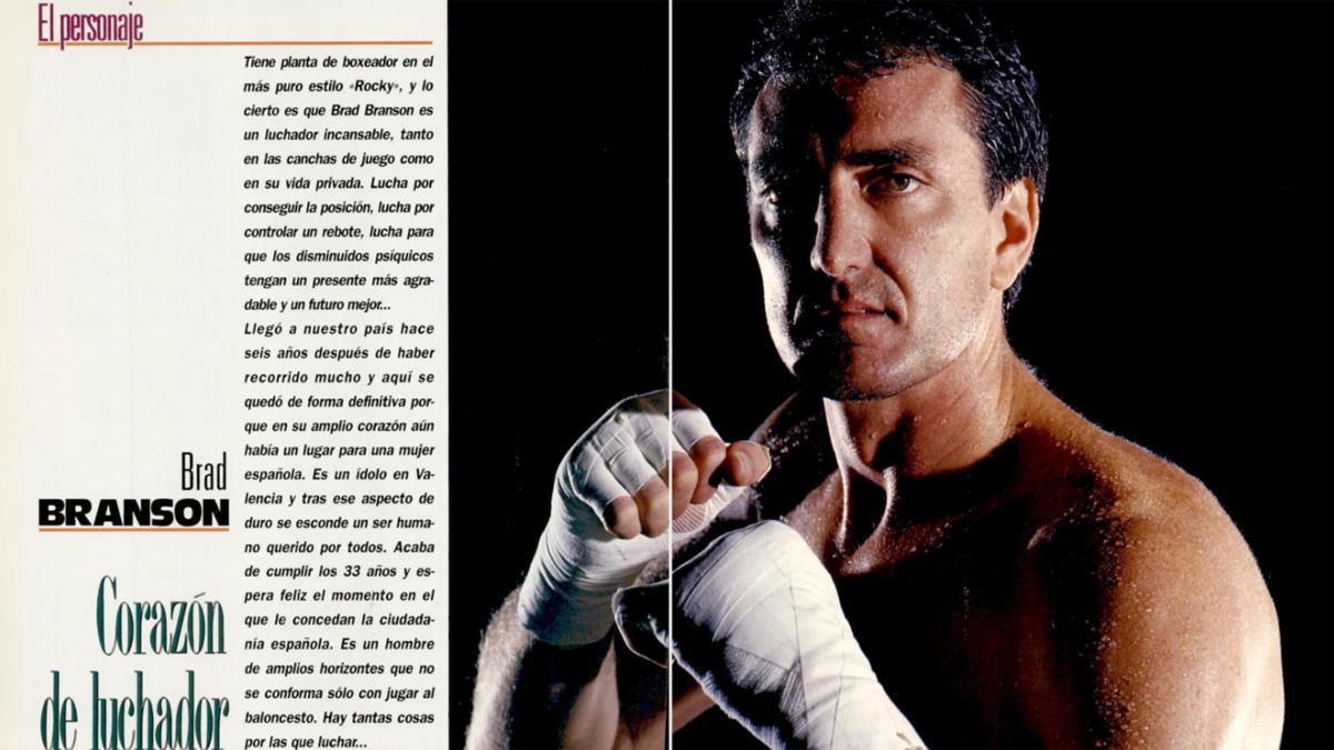 Imagen de Branson en una revista