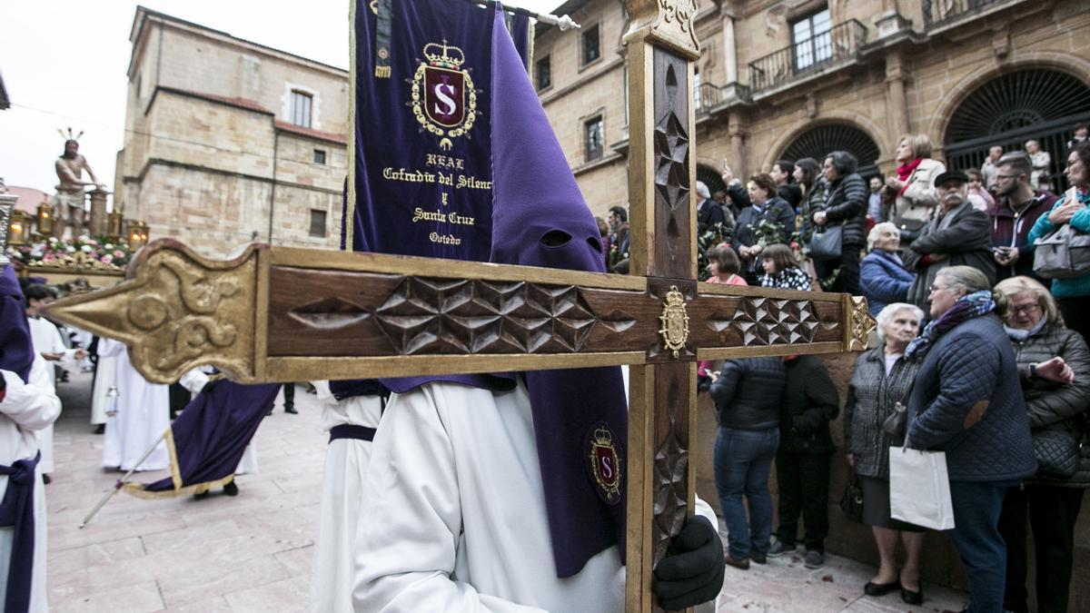 Un momento de la Procesión del Silencio