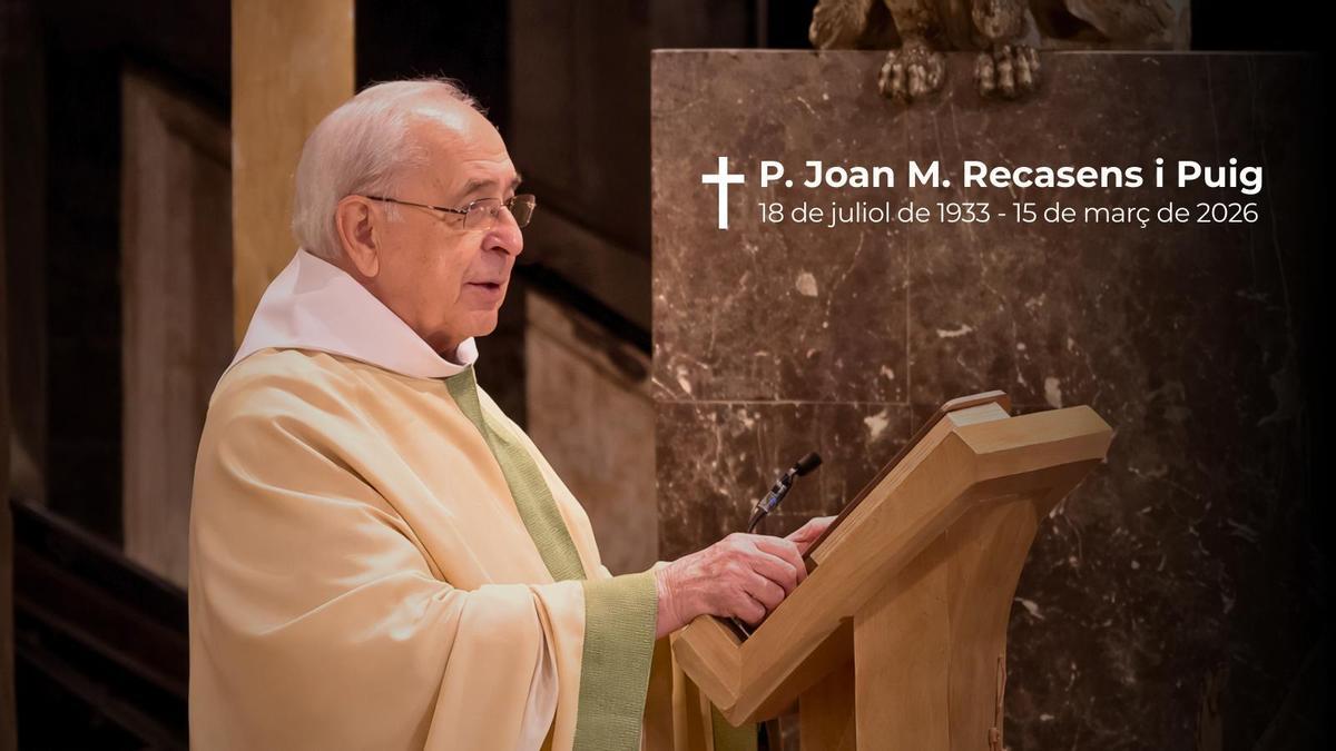 Joan M. Recasens ha mort a l'edat de 92 anys