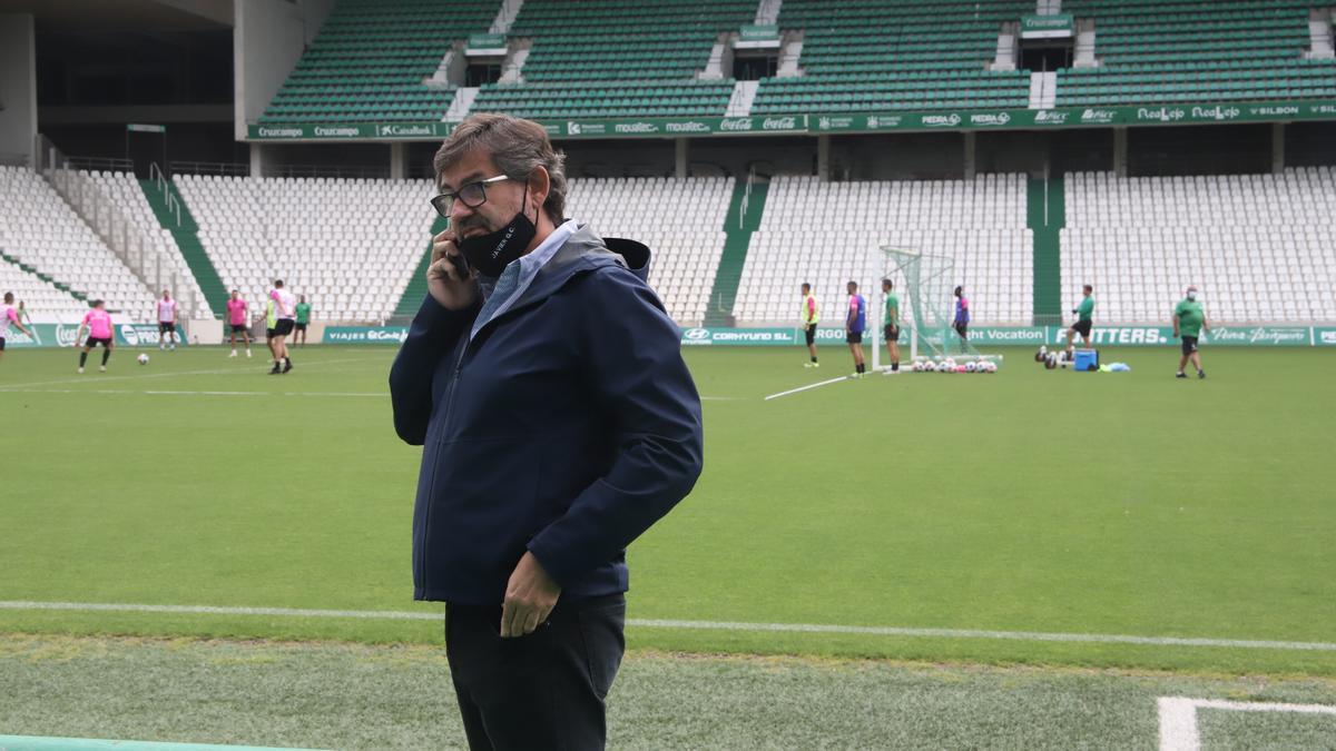 Javier González Calvo, en El Arcángel.