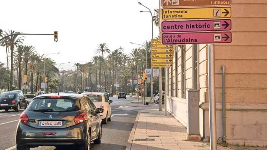 En siete días estará prohibido para los no residentes el giro desde la autopista a Antoni Maura.