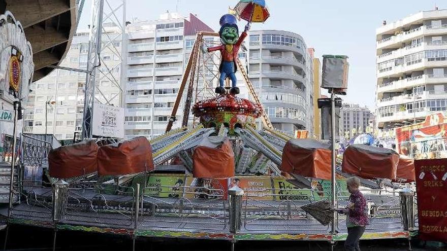 La atracción situada en Balaídos // José Lores