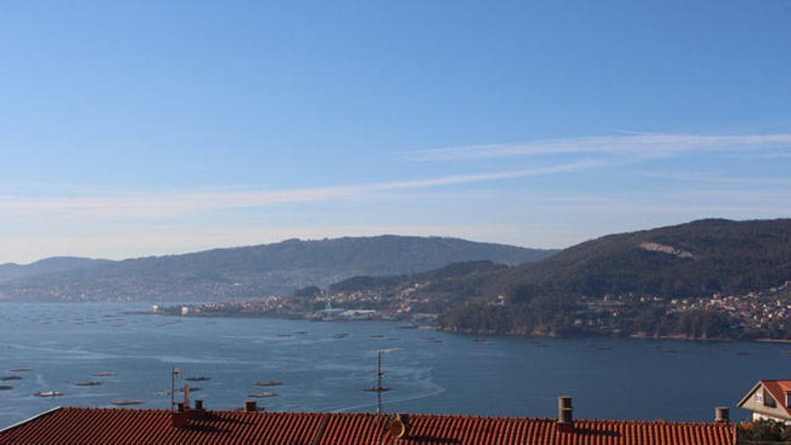 Así brilla el sol sobre la ría de Vigo