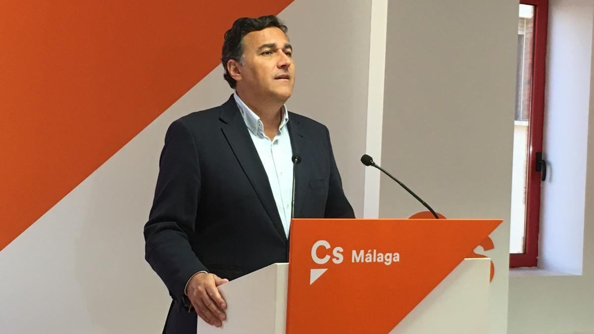 El parlamentario y portavoz naranja en Málaga, Carlos Hernández White.