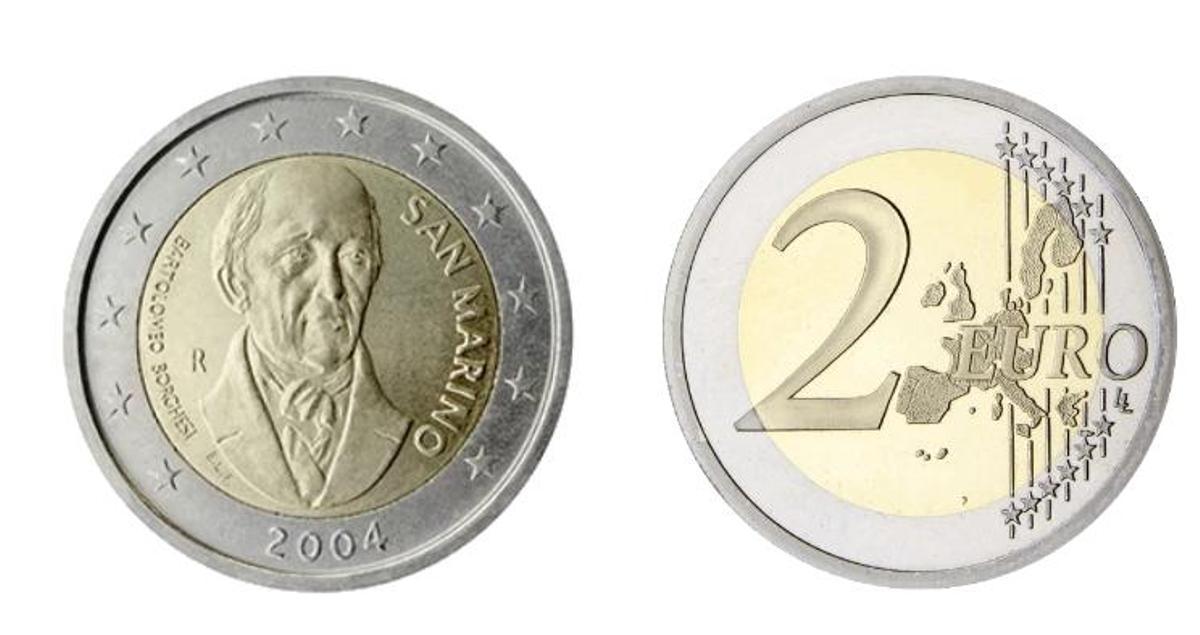 Moneda de 2 euros de San Marino del 2004