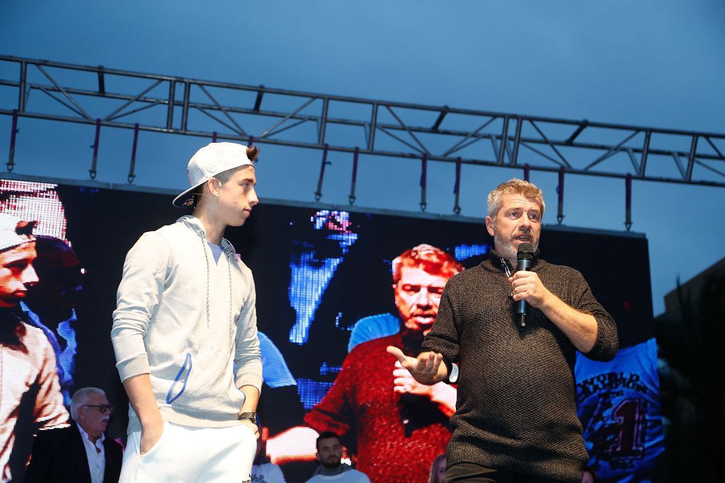 Pedro acosta en el Puerto de Mazarrón