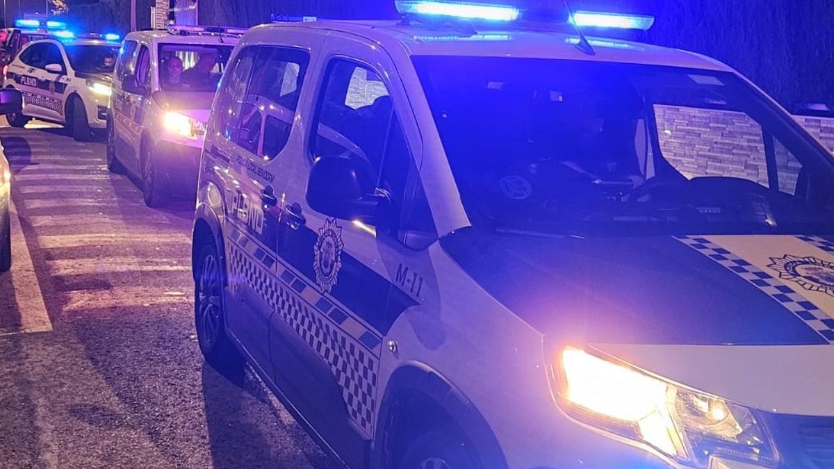 Patrullas de la Policía Local de Benidorm.