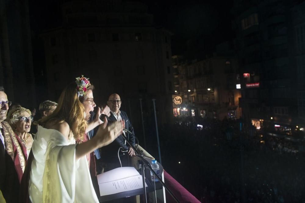 Encendido del Fuego Sagrado y pregón de la alcaldesa de Cartagena